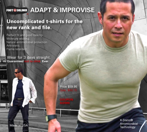Foot Soldier Adapt and Improvise Performance T-Shirts