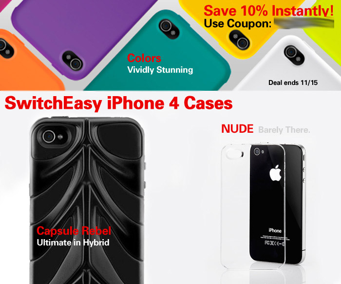 New SwitchEasy iPhone 4 Cases